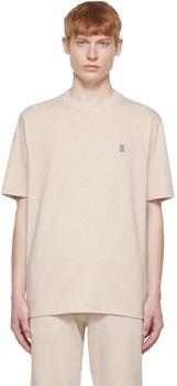 男装burberry t恤, Burberry | 驼色棉质 T 恤商品图片 