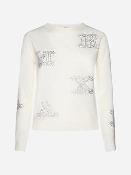 商品Max Mara | Mia logo cashmere sweater,商家d'Aniello boutique,价格¥2656图片