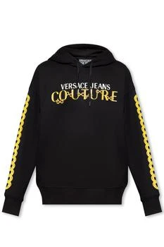 Versace | Versace Jeans Couture Logo Printed Drawstring Hoodie 4.1折起, 独家减免邮费