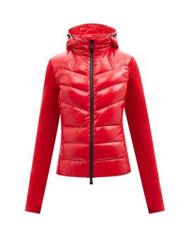 加拿大moncler羽绒服, Moncler | Hooded quilted nylon and fleece down jacket商品图片 