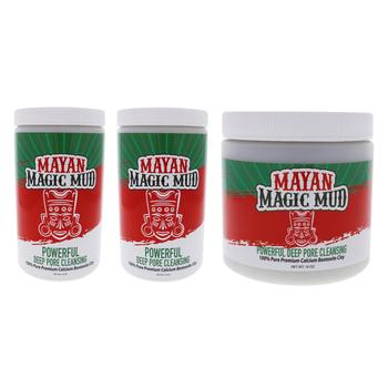 商品Mayan Magic Mud | Powerful Deep Pore Cleansing Clay Kit by Mayan Magic Mud for Unisex - 3 Pc Kit 2 x 32oz Cleanser, 16oz Cleanser,商家Premium Outlets,价格¥287图片