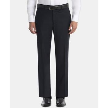 商品Ralph Lauren | Men's UltraFlex Classic-Fit Navy Wool Pants,商家Macy's,价格¥628图片
