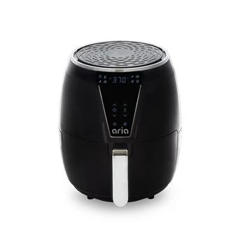 Aria | 5Qt Teflon-Free Ceramic Air Fryer with 2-Tier Stainless Steel Rack, Baking Pan, Skewers and Recipe Cookbook,商家Macy's,价格¥786