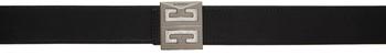 纪梵希男装多少钱, Givenchy | Black & Navy 4G Reversible Belt商品图片 