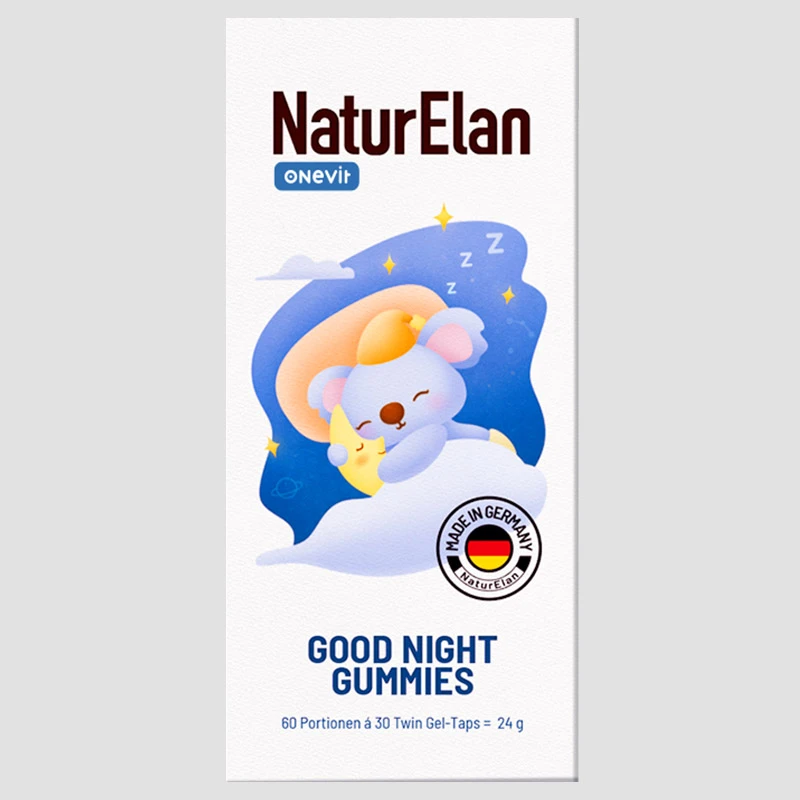 NaturElan | 德国呐兔NaturElan 褪黑素睡眠糖 60粒/盒（保税仓发货）,商家Xunan,价格¥105