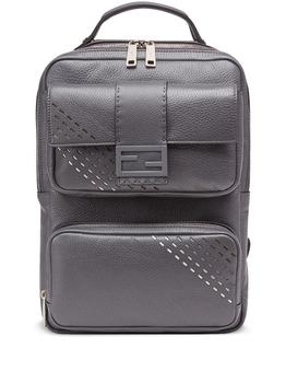 fendi包男包, Fendi | Fendi Men's Grey Leather Backpack商品图片 