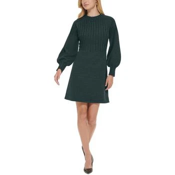 推荐Calvin Klein Womens Knit Midi Sweaterdress商品