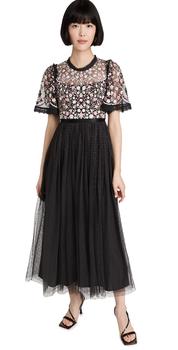 product Needle & Thread Rosie Lace Short Sleeve Ankle Gown image