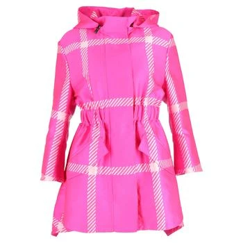 [二手商品] Fendi | Pop Tartan Raincoat with Hood in Pink Polyester,商家Premium Outlets,价格¥21491