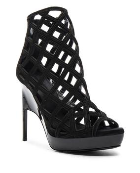 巴宝莉鞋好用吗, Burberry | Suede Edenside Heels in Black商品图片 6.9折