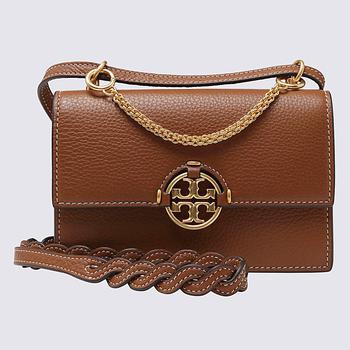 TORY BURCH BROWN LEATHER MILLER SHOULDER BAG product img