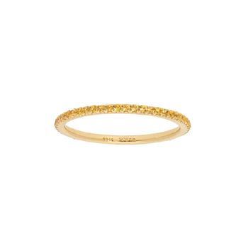 商品Nephora | 14K Yellow Gold Yellow Sapphire Eternity Band,商家Lord & Taylor,价格¥2405图片