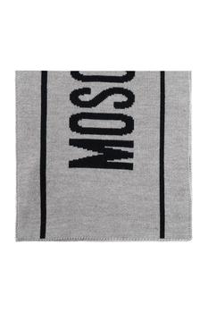 推荐Moschino Logo Intarsia Finished Edge Scarf商品