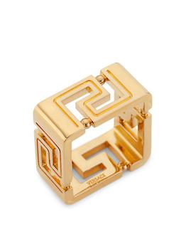范思哲戒指正品, Versace | Greca Logo Ring商品图片 