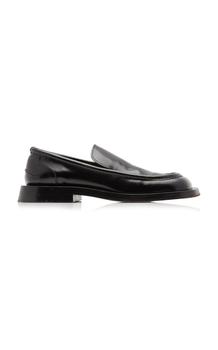 推荐Proenza Schouler - Women's Square-Toe Leather Loafers - Black - IT 37.5 - Moda Operandi商品