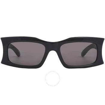 Balenciaga | Grey Rectangular Unisex Sunglasses BB0291S 001 58,商家Jomashop,价格¥2072