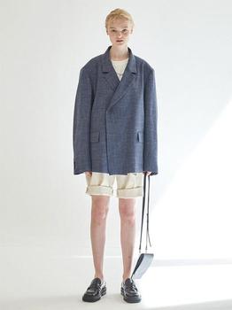 更多巴黎世家老爹鞋, HALEINE | NAVY Wool Daddy Double Jacket [LIMITED EDITION]商品图片 
