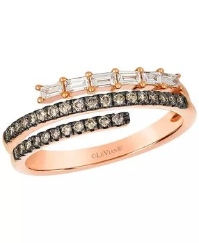 Le Vian | Vanilla Diamond (0.19 ct. t.w.) and Chocolate Diamond (0.23 ct. t.w.) Ring in 14K Strawberry Gold,商家Macy's,价格¥27947