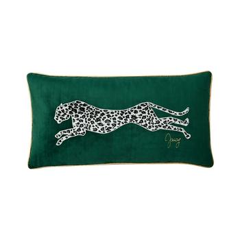 推荐Velvet Cheetah Decorative Pillow, 14" x 24"商品