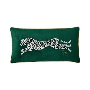 Juicy Couture | Velvet Cheetah Decorative Pillow, 14" x 24,商家Macy's,价格¥258