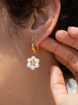 商品Pearl daisy earrings图片