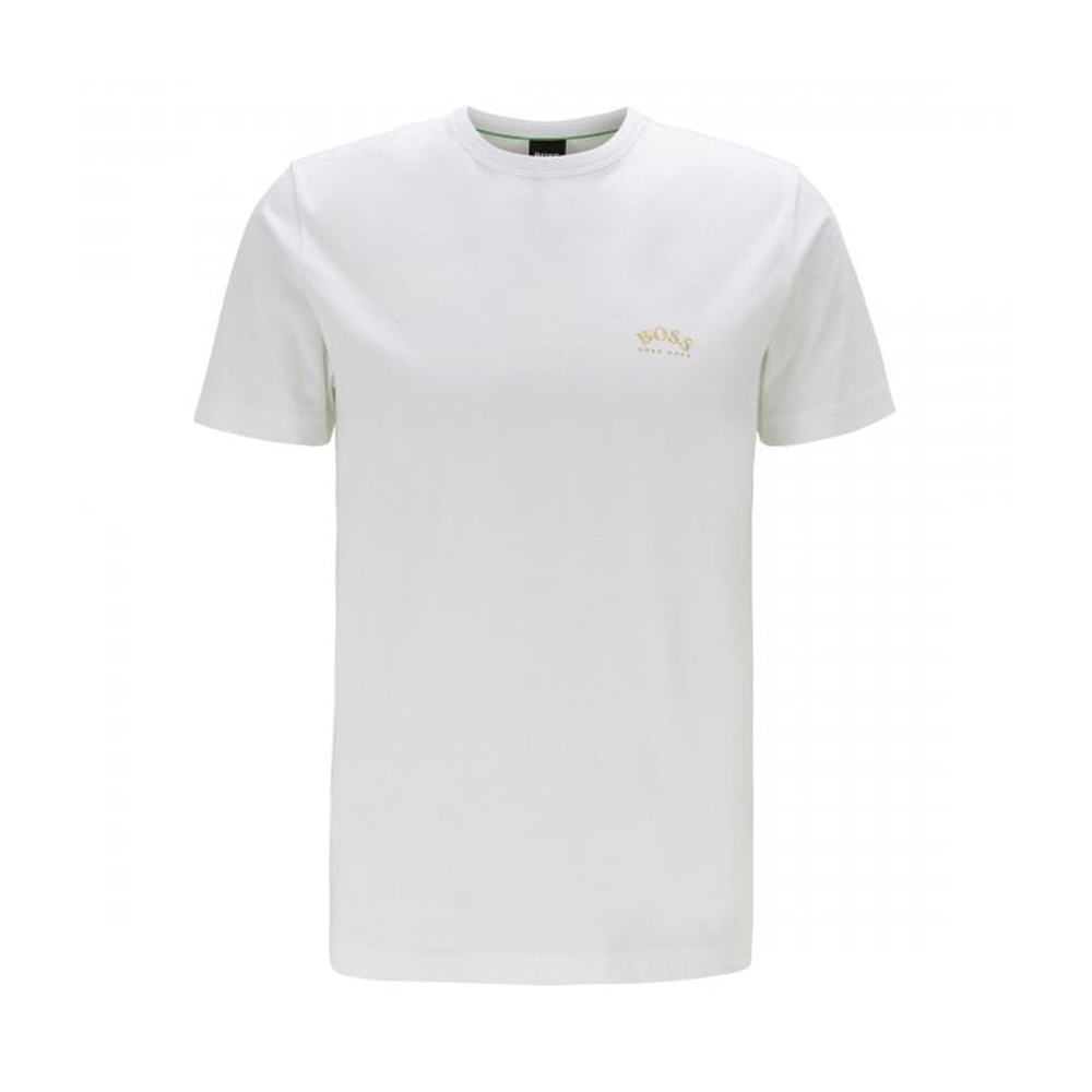 推荐HUGO BOSS 男士白色T恤 TEECURVED-50412363-112商品