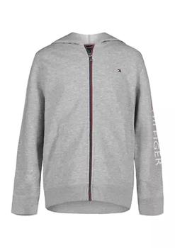 Tommy Hilfiger | Women's Tommy Signature Stripe Zip Front Hoodie商品图片,