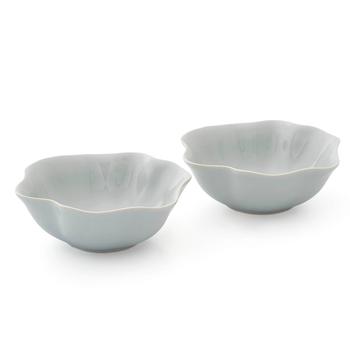 商品Sophie Conran Floret Serving Bowls - Dove Grey - Small (Set of 2)图片
