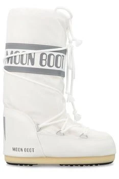 Moon Boot | Moon Boot Icon Logo Printed Lace-Up Boots,商家Cettire,价格¥1172