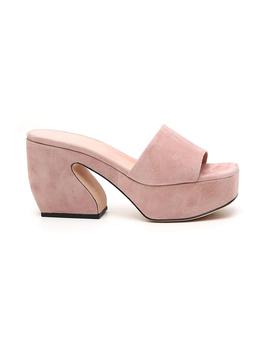 更多yee si, Si Rossi | Si Rossi Square Toe Platform Sandals - IT37 / Pink商品图片 6折