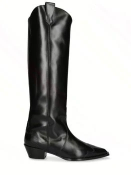 AEYDE | 40mm Aruna Leather Tall Boots 额外7折, 额外七折