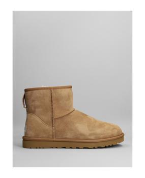 ugg mini, UGG | Mini Classic Low Heels Ankle Boots In Leather Color Suede商品图片 