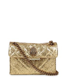 Kurt Geiger | Kensington Mini Glitter Shoulder Bag商品图片,独家减免邮费