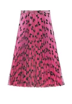 Gucci | Iridescent Bow Lurex Pleated Skirt商品图片,2.8折
