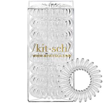 商品Kitsch | Kitsch Transparent Hair Coils (8 Piece),商家LookFantastic US,价格¥48图片