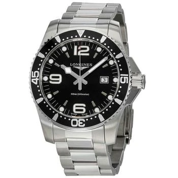 Longines | HydroConquest Black Dial Men's 44mm Watch L38404566 6.9折, 满$75减$5, 满减