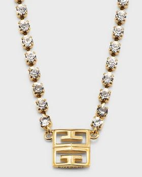 推荐4G Golden Pendant Necklace with Crystals商品