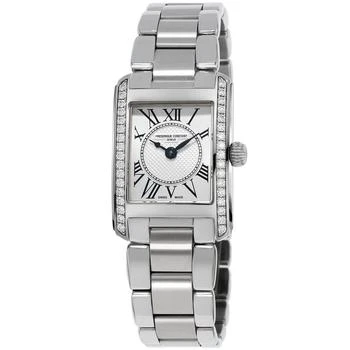 推荐Women's Swiss Carree Diamond (2/5 ct. t.w.) Stainless Steel Bracelet Watch 23x21mm商品