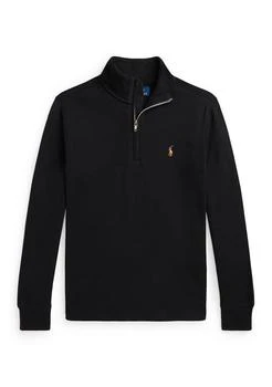 Ralph Lauren | Lauren Childrenswear Boys 8 20 Cotton Interlock Quarter Zip Pullover Sweatshirt,商家Belk,价格¥298