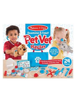 商品Melissa & Doug | 24-Piece Examine & Treat Pet Vet Play Set,商家Saks Fifth Avenue,价格¥282图片