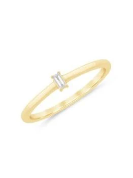 Saks Fifth Avenue | 14K Yellow Gold & 0.14 TCW Diamond Ring,商家Saks OFF 5TH,价格¥2386