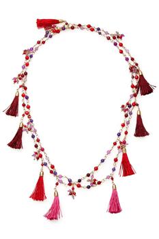 ROSANTICA, ROSANTICA | Gold-tone, quartz and tassel necklace商品图片 4.2折