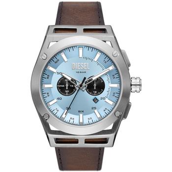 diesel手表, Diesel | Men's Timeframe Brown Leather Strap Watch, 48mm商品图片 