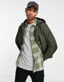 product New Look hooded puffer in khaki image