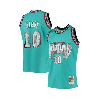 迈克达威, Mitchell & Ness | Men's Mike Bibby Turquoise Vancouver Grizzlies 1998-99 Hardwood Classics 75th Anniversary Diamond Swingman Jersey商品图片 