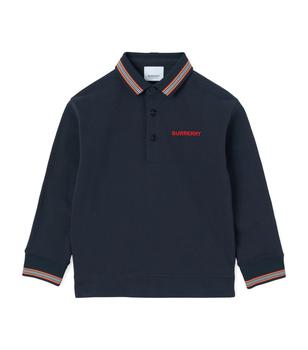 推荐Long-Sleeved Icon Stripe Polo Shirt (3-14 Years)商品