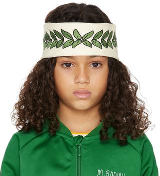 商品Kids Off-White Fleece Laurel Wreath Headband,商家SSENSE,价格¥363图片