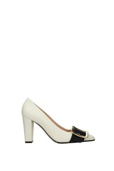 bally女鞋高跟鞋, Bally | Pumps Leather Beige Black商品图片 3.7折