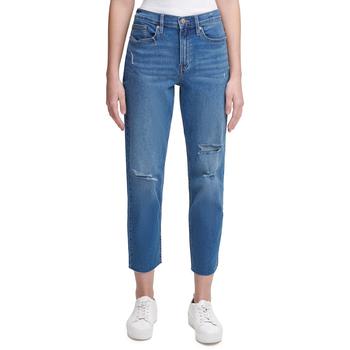 product High-Rise Distressed Ankle Jeans image