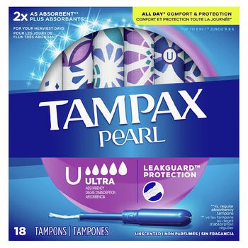 商品Tampax | Pearl Tampons Unscented, Ultra Absorbency,商家Walgreens,价格¥50图片